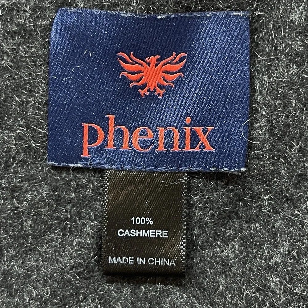 Phenix 100% Cashmere Knit Scarf 55
